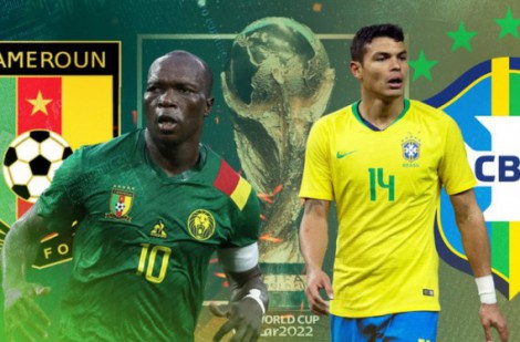 Bảng G World Cup 2022 - Cameroon 1-0 Brazil: Chiến thắng đầy bất ngờ!