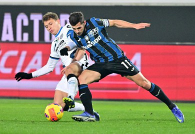 Chuỗi trận thắng liên tiếp thứ 9 của Inter Milan đã bị Atalanta chặn lại