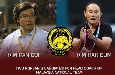 Tuyển Malaysia sẽ theo chân tuyển Việt Nam chọn HLV người Hàn Quốc dẫn dắt?