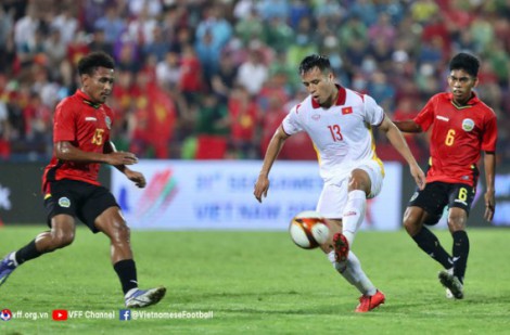 Thắng U23 Timor Leste 2-0, U23 Việt Nam vào bán kết với ngôi nhất bảng A