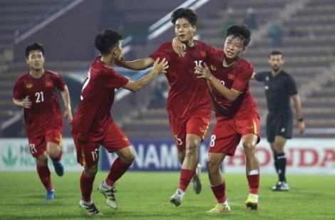 U17 Việt Nam giành chiến thắng ấn tượng trước U17 Đài Bắc Trung Hoa