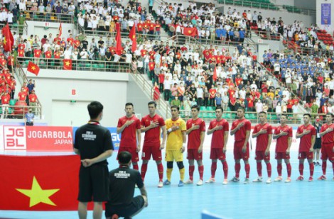 ĐT Futsal Việt Nam có điểm số đầu tiên tại SEA Games 31