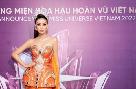 Hoa hậu Khánh Vân đẹp lộng lẫy bên dàn thí sinh Hoa hậu Hoàn Vũ Việt Nam 2022