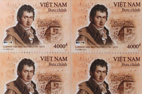 Ra mắt bộ tem về nhà soạn nhạc thiên tài Beethoven