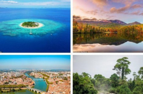 30 địa điểm đáng ghé thăm nhất năm 2025