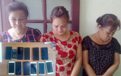 Bắt 3 nữ quái trộm cắp chuyên nghiệp đến Sầm Sơn hành nghề