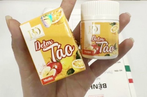 Cảnh báo sản phẩm Detox Táo hỗ trợ giảm cân chứa chất cấm Sibutramin