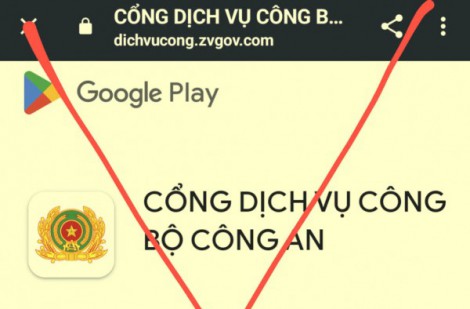 Cảnh giác các fanpage, ứng dụng giả mạo cơ quan công an