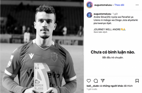 Cầu thủ cũng tử nạn trên chuyến xe định mệnh cùng Diogo Jota, là ai?