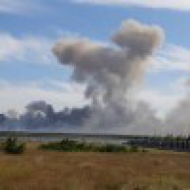 Cháy lớn thiêu rụi khu nhà ở cho công nhân tại Crimea, 8 người thiệt mạng