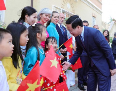 Chủ tịch nước gặp mặt kiều bào và những người bạn Ý thân thiết với Việt Nam