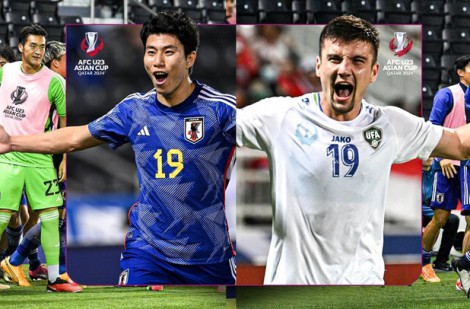 Chung kết U23 châu Á 2024 - U23 Nhật Bản vs U23 Uzbekistan - 22h30 ngày 03/5 trên VTV5