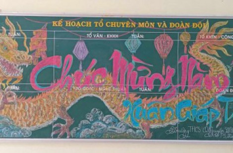 Cộng đồng mạng trầm trồ vì những bức họa rồng ‘quá đẹp’ của cô trò Phú Yên