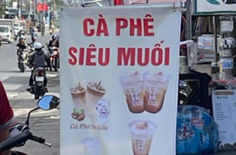 Dân mạng thắc mắc biển quảng cáo 'cà phê siêu muối': Chuyên gia dinh dưỡng nói gì?