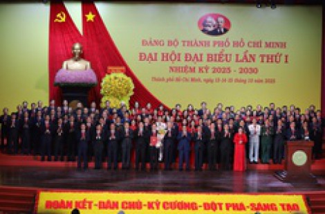 Danh sách Ban Thường vụ Thành ủy TP.HCM nhiệm kỳ 2025 - 2030