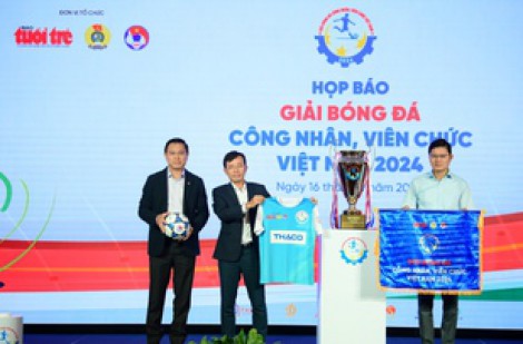 Giải bóng đá hấp dẫn cho công nhân, viên chức Việt Nam sắp khởi tranh