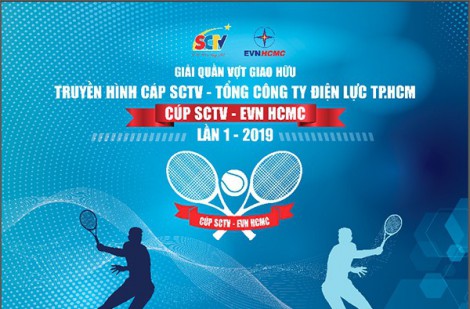 Giải quần vợt giao hữu SCTV - EVN HCM lần 1 thành công tốt đẹp