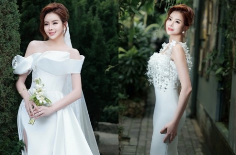 Hoa hậu Sella Trương khoe vẻ đẹp quyến rũ với váy cưới