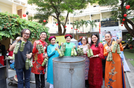 Hội thi gói bánh cổ truyền lần 7 chủ đề ‘Xuân gắn kết - Tết sẻ chia’