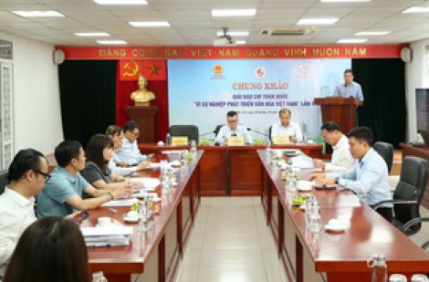 Hơn 1.000 tác phẩm dự Giải Báo chí 'Vì sự nghiệp phát triển văn hóa Việt Nam'
