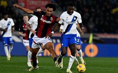 Inter Milan thắng tối thiểu trên sân của Bologna, củng cố ngôi đầu Series A