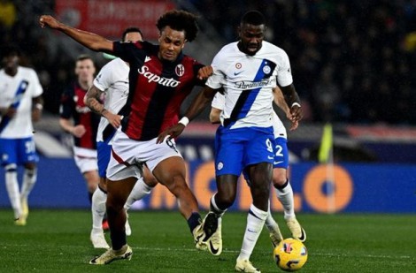 Inter Milan thắng tối thiểu trên sân của Bologna, củng cố ngôi đầu Series A