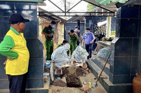 Khai quật bào thai để điều tra vụ bé gái 13 tuổi bị hiếp dâm