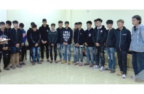 Khởi tố 17 thanh thiếu niên gây náo loạn đường phố Ninh Bình