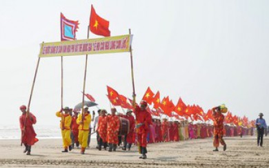 Lễ hội cầu ngư làng Cam Lâm trở thành di sản văn hóa quốc gia