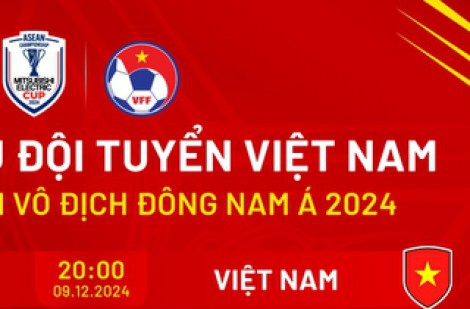 Lịch thi đấu AFF Cup 2024 mới nhất: Giờ đẹp, đội tuyển Việt Nam 'về nhà mới'