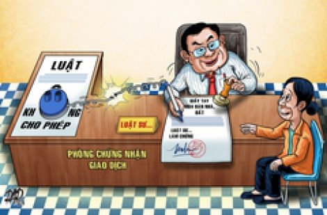 Luật sư làm chứng mua bán nhà đất?