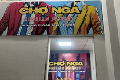 Lý do chợ Nga tại trung tâm Sài Gòn chưa hoạt động