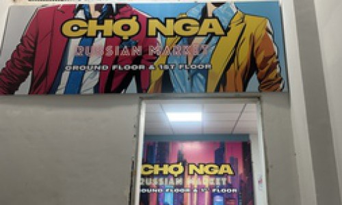 Lý do chợ Nga tại trung tâm Sài Gòn chưa hoạt động