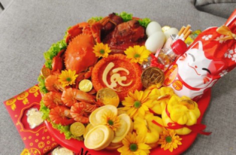 Mâm cúng Thần Tài ngày mùng 10 đẹp mắt được chia sẻ