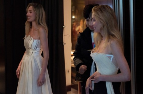 Ngôi sao Netflix là khách mời show của NTK Trần Hùng tại London Fashion Week