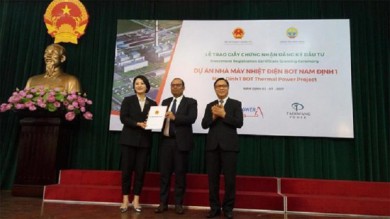 Nhà máy nhiệt điện Nam Định 1 có nguy cơ bị đưa ra khỏi quy hoạch