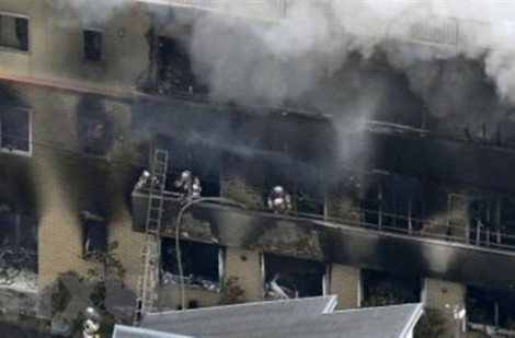 Nhật Bản: Ít nhất 10 người chết trong vụ cháy xưởng phim hoạt hình
