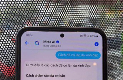 Nhiều người trẻ hiện nay khi không biết gì là hỏi... Meta AI