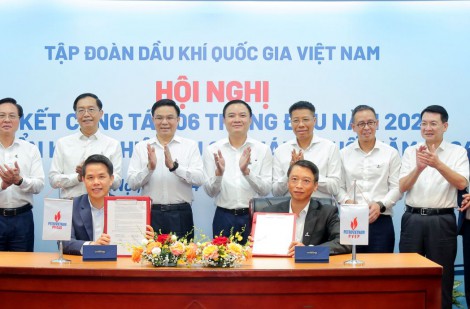 PV GAS và PVEP ký kết ghi nhớ thỏa thuận cung cấp, tiêu thụ khí mỏ Kỳ Lân, Lô 103&107