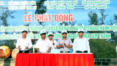 Quảng Nam: Nhiều hoạt động hưởng ứng Ngày môi trường thế giới và Tuần lễ biển, đảo Việt Nam