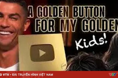 Ronaldo đạt nút vàng Yotube chỉ sau nửa ngày