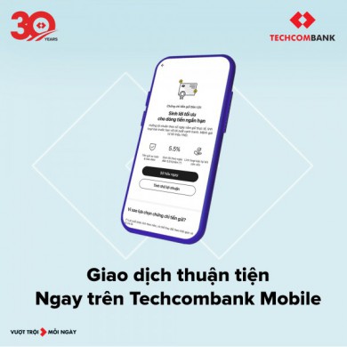 Techcombank triển khai giải pháp Chứng chỉ tiền gửi Bảo Lộc dành cho khách hàng cá nhân.