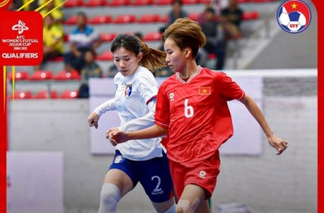 Thi đấu kiên cường, đội tuyển futsal nữ Việt Nam thẳng tiến vào VCK châu Á