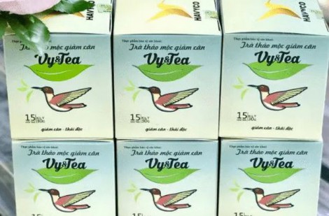 Thu hồi loại trà giảm cân chứa chất cấm