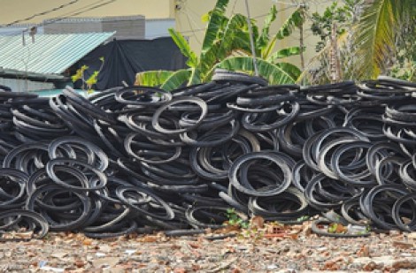 Tiền Giang: Nuôi hàu cho bám vỏ xe cũ có đảm bảo an toàn vệ sinh thực phẩm?