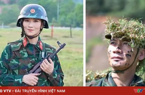 Tiến bước dưới quân kỳ: BTV Khánh Trang – Tuấn Dương trải nghiệm làm bộ đội