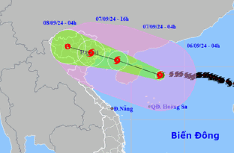 Tin tức thời tiết hôm nay 6.9.2024: Siêu bão số 3 đổ bộ miền Bắc khi nào?