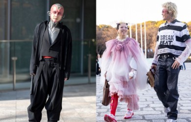 Trang phục độc lạ trên đường phố Tuần lễ thời trang Tokyo 2024