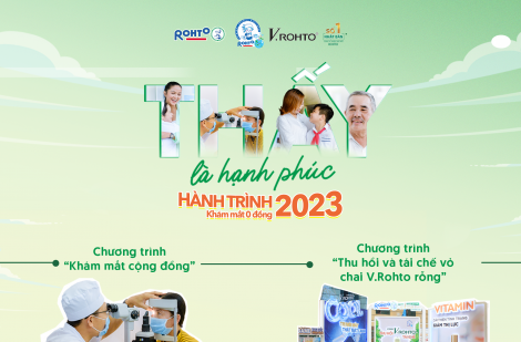 V.Rohto Việt Nam khép lại hành trình 'Thấy là hạnh phúc' 2023 với nhiều hoạt động
