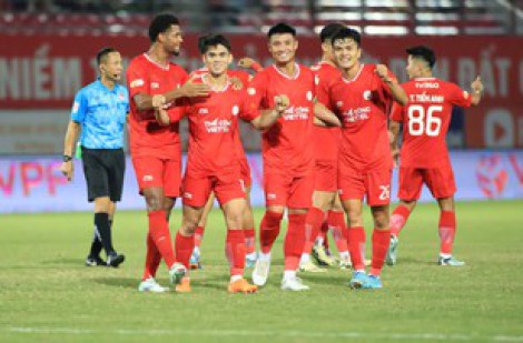 Văn Khang ghi siêu phẩm giống hệt Robben, Thể Công Viettel thắng kịch tính đội Hải Phòng